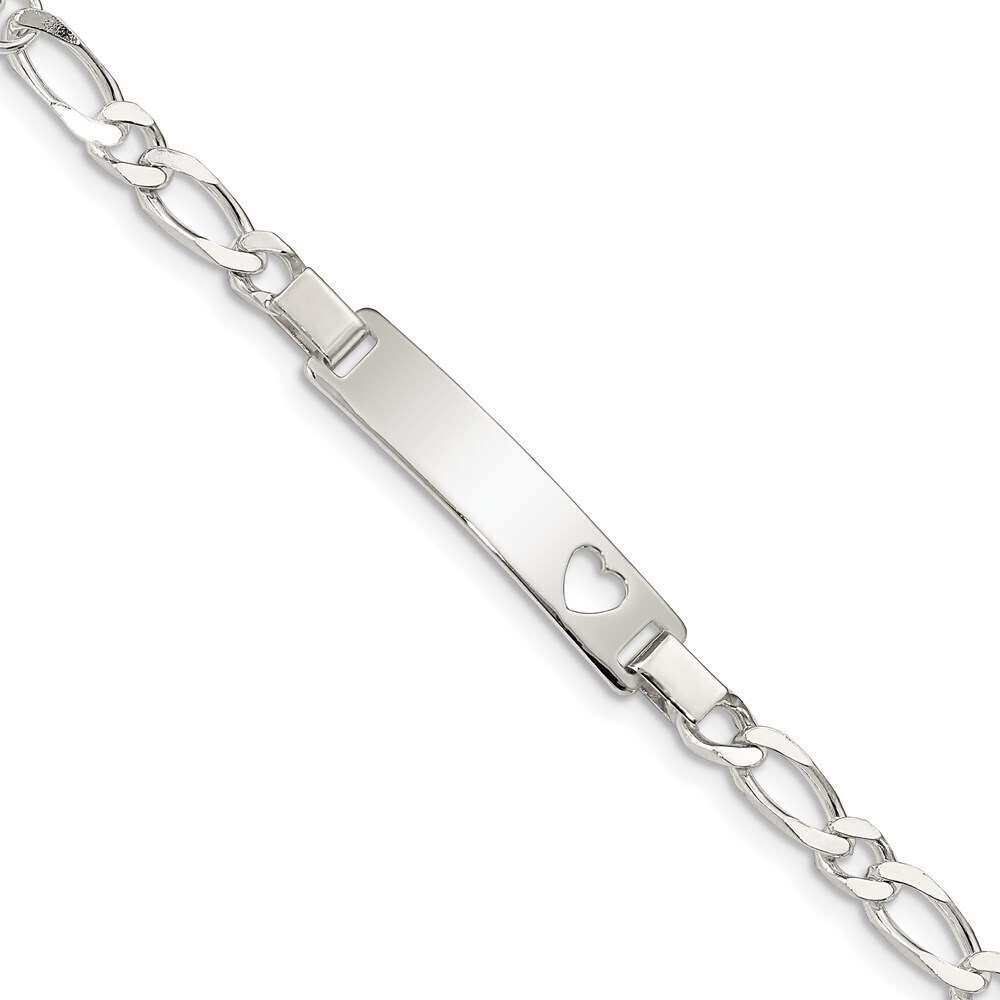 Kazi Luxury Sterling Silver  ID 6 IN Bracelet